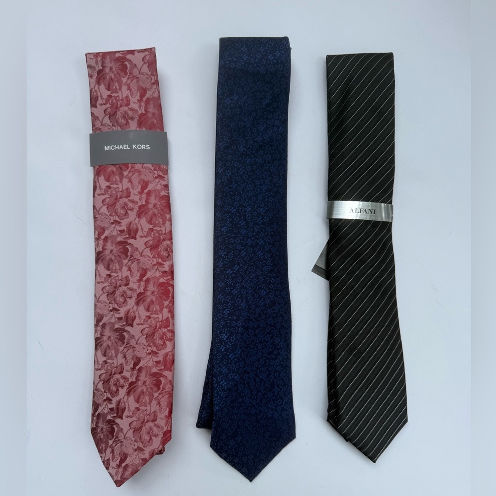 Michael Kors, Tommy Hilfiger and Alfani Ties